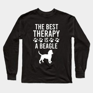 The best therapy is a beagle Long Sleeve T-Shirt